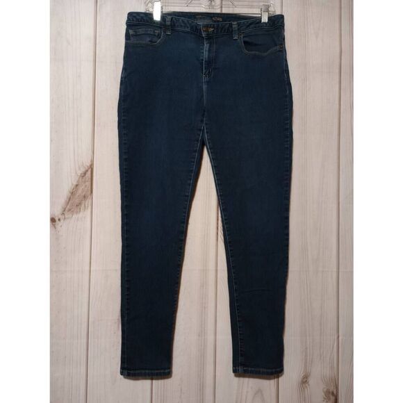 Michael Kors Jeans Ladies‎ 12 Izzy Skinny Dark Wash - Picture 1 of 9